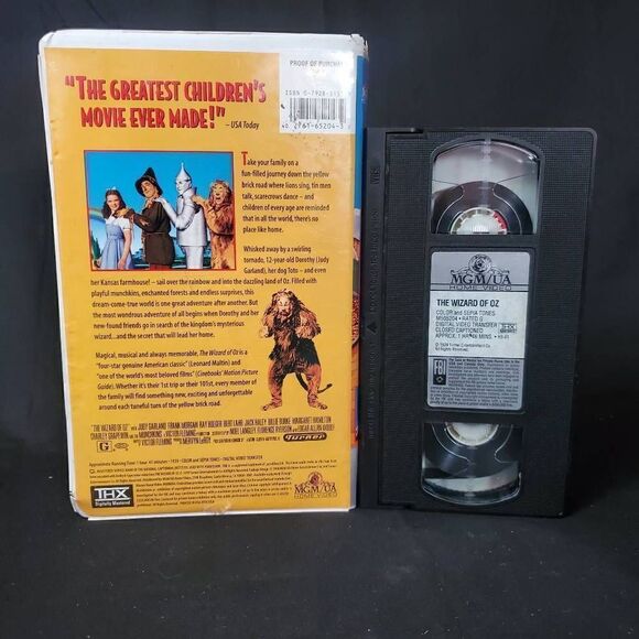 The Wizard of OZ [VHS] - Picture 2 of 2